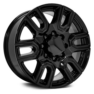 OE Wheels® - 6 U-Spoke Gloss Black 20x8.5 Alloy Factory Wheel - Replica