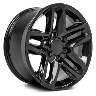 OE Wheels® - Double 5-Spoke Gloss Black 18x8.5 Alloy Factory Wheel - Replica