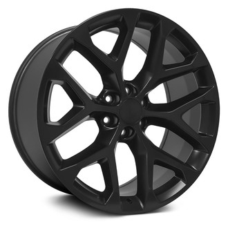OE Wheels® - 6 Y-Spoke Satin Black 24x10 Alloy Factory Wheel - Replica