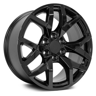 OE Wheels® - 6 Y-Spoke Gloss Black 22x9 Alloy Factory Wheel - Replica