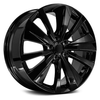 OE Wheels® - 10 I-Spoke Black 19x8 Alloy Factory Wheel - Replica