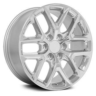 OE Wheels® - 6 Y-Spoke Chrome 20x9 Alloy Factory Wheel - Replica