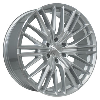 OE Wheels® - 6 W-Spoke Gloss Silver Machined 22x9 Alloy Factory Wheel - Replica
