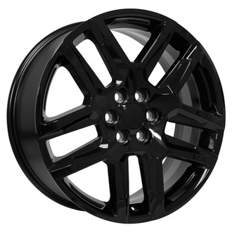 OE Wheels® - Gloss Black 20x8 Alloy Factory Wheel - Replica