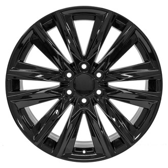 OE Wheels® - 6 V-Spoke 22x9 Alloy Factory Wheel - Replica