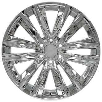 OE Wheels® - 6 V-Spoke 22x9 Alloy Factory Wheel - Replica
