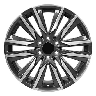 OE Wheels® - 6 V-Spoke 22x9 Alloy Factory Wheel - Replica