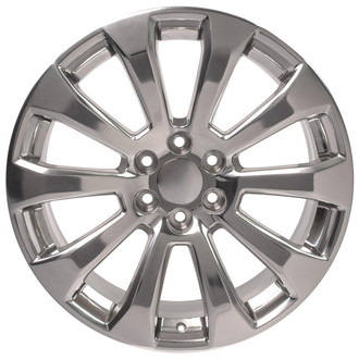 OE Wheels® 9513604 - 10 I-Spoke Polished 22x9 Alloy Factory Wheel - Replica