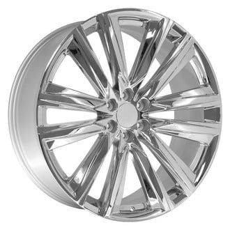 OE Wheels® - 6 V-Spoke Chrome 26x10 Alloy Factory Wheel - Replica