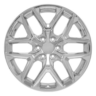 OE Wheels® - 6 Y-Spoke Chrome 22x9 Alloy Factory Wheel - Replica