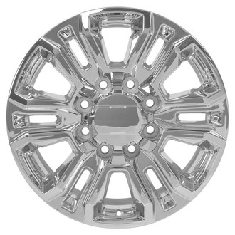 OE Wheels® 9514909 - 6 U-Spoke Chrome 20x8.5 Alloy Factory Wheel - Replica