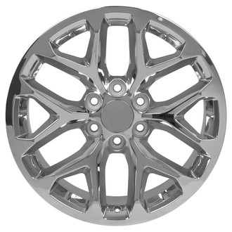 OE Wheels® - 6 Y-Spoke 20x9 Alloy Factory Wheel - Replica