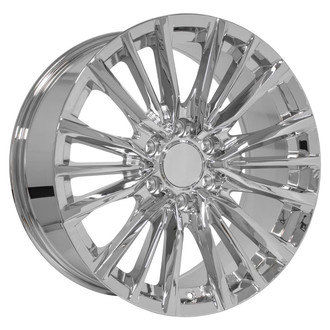 OE Wheels® - 6 W-Spoke Chrome 20x9 Alloy Factory Wheel - Replica