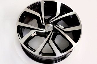 Machined Black Wheel