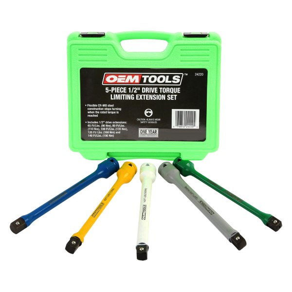 OEM Tools® - 5-piece Torque Limit Extension Set