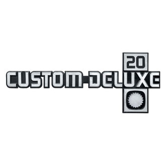 OER® - "Custom Deluxe 20" Front Fender Emblem