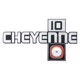 OER® - "Cheyenne 10" Chrome Front Fender Emblem