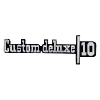 OER® - "Custom Deluxe 10" Front Fender Emblem
