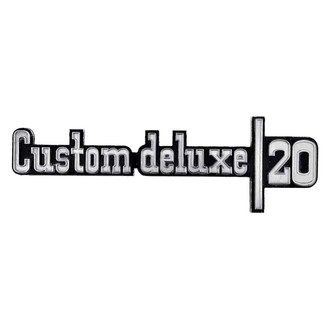 OER® - "Custom Deluxe 20" Front Fender Emblem