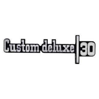 OER® - "Custom Deluxe 30" Front Fender Emblem