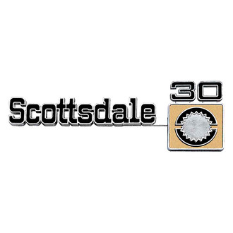 OER® - "Scottsdale 30" Front Fender Emblem