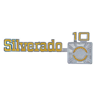OER® - "Silverado 10" Front Fender Emblem