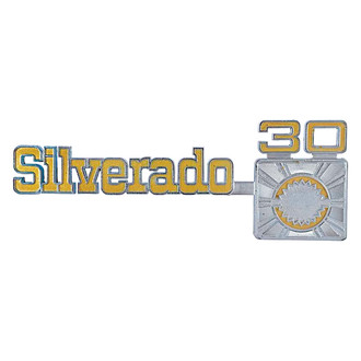 OER® - "Silverado 30" Front Fender Emblem