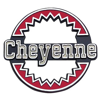 OER® - "Cheyenne" Chrome Rear Quarter Panel Emblem