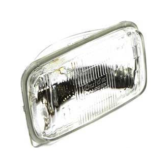 OER® - Replacement 3.7x6" Rectangular Chrome Headlight