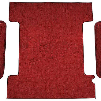 OER® - Dark Red/Carmine Molded Cut Pile Replacement Cargo Area Carpet with Standard Backing