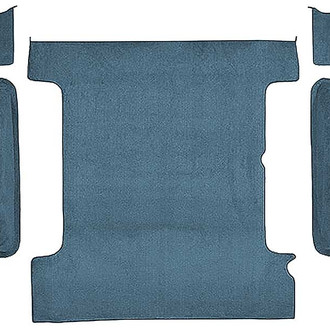OER® - Light Blue Molded Cut Pile Replacement Cargo Area Carpet with Standard Backing