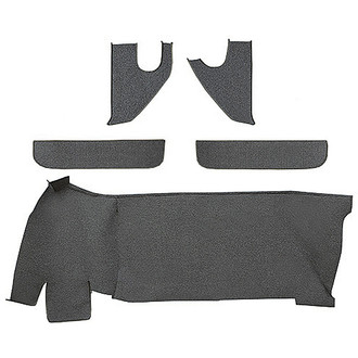 OER® - Gunmetal Gray Molded Loop Replacement Rear Wall Carpet