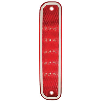 OER® - Rear Passenger Side Chrome Red LED Side Marker Light