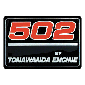 OER® - "502 By Tonawanda Engine" Engine Valve Adjustment Decal