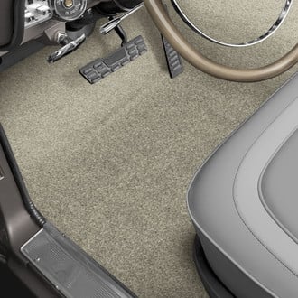 OER® - Medium Gray/Pewter Molded Cut Pile Replacement Passenger and Cargo Area Carpet Kit with Mass Backing