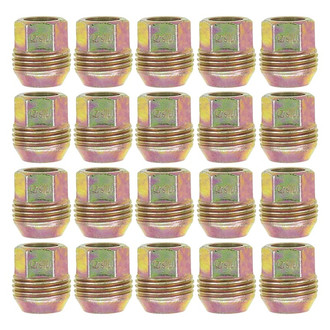 OER® - Bronze Cone Seat Acorn Open End External Thread Lug Nuts