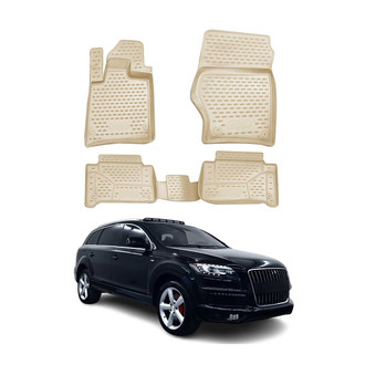 OMAC® - Classic 1st & 2nd Row Beige Floor Mat Set