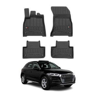 OMAC® - Premium 1st & 2nd Row Black Floor Mat Set