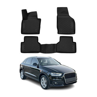 OMAC® - Classic 1st & 2nd Row Black Floor Mat Set