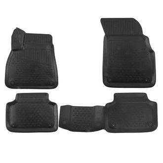 OMAC® - Classic 1st & 2nd Row Black Floor Mat Set