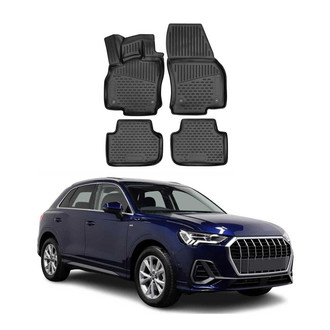 OMAC® - Classic 1st & 2nd Row Black Floor Mat Set
