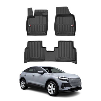 OMAC® - Premium 1st & 2nd Row Black Floor Mat Set