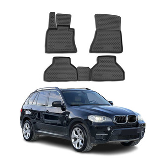 OMAC® - Classic 1st & 2nd Row Black Floor Mat Set