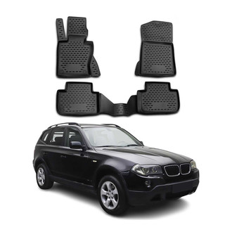 OMAC® - Classic 1st & 2nd Row Black Floor Mat Set