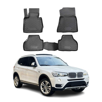 OMAC® - Classic 1st & 2nd Row Black Floor Mat Set