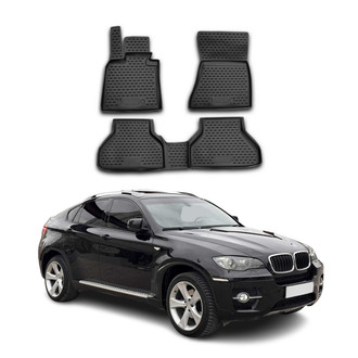 OMAC® - Classic 1st & 2nd Row Black Floor Mat Set