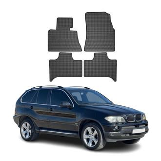 OMAC® - Classic 1st & 2nd Row Black Floor Mat Set