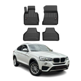 OMAC® - Premium 1st & 2nd Row Black Floor Mat Set