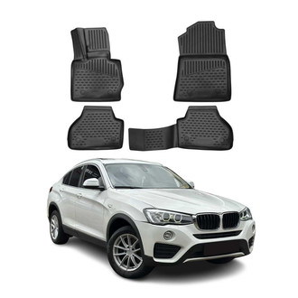 OMAC® - Classic 1st & 2nd Row Black Floor Mat Set
