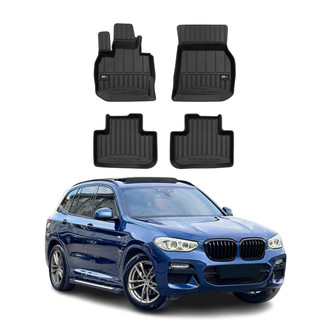 OMAC® - Premium 1st & 2nd Row Black Floor Mat Set